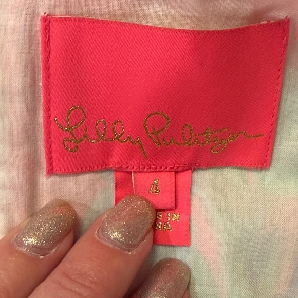 New Lilly Pulitzer Zalie Midi Dress in Borealis Blue Social Sunset 31744 - Picture 12 of 16